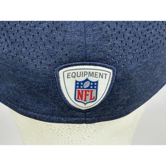 New Era 39THIRTY Dallas Cowboys NFL Equipment Stretch Fit Hat Blue - Picture 4 of 8